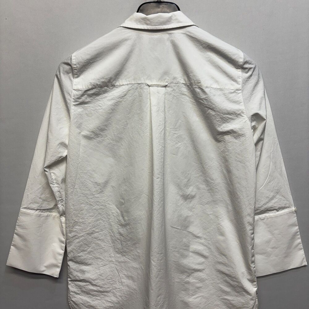 Lafayette 148 New York Women Blouse Top Button Shirt Size Small Cotton D097 -12 - Picture 11 of 15
